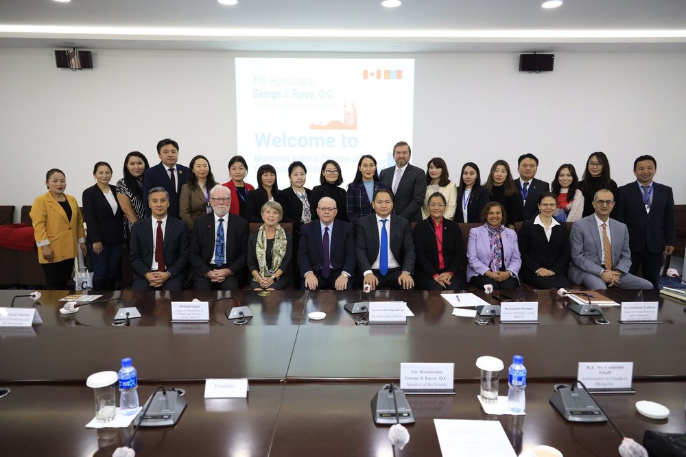 The Asia Foundation (TAF) hosts the visit of Honourable George J.Furey, Speaker of the Senate of Canada, and Delegates to the Women’s Business Center (WBC)