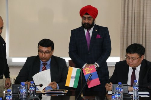 МҮХАҮТ болон Энэтхэгийн Танхим хамтын ажиллагааны санамж бичиг зурлаа