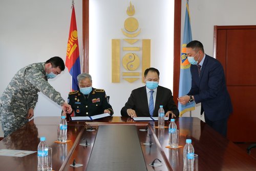МҮХАҮТ, Онцгой байдлын ерөнхий газар хоорондын хамтын ажиллагааны санамж бичиг байгууллаа