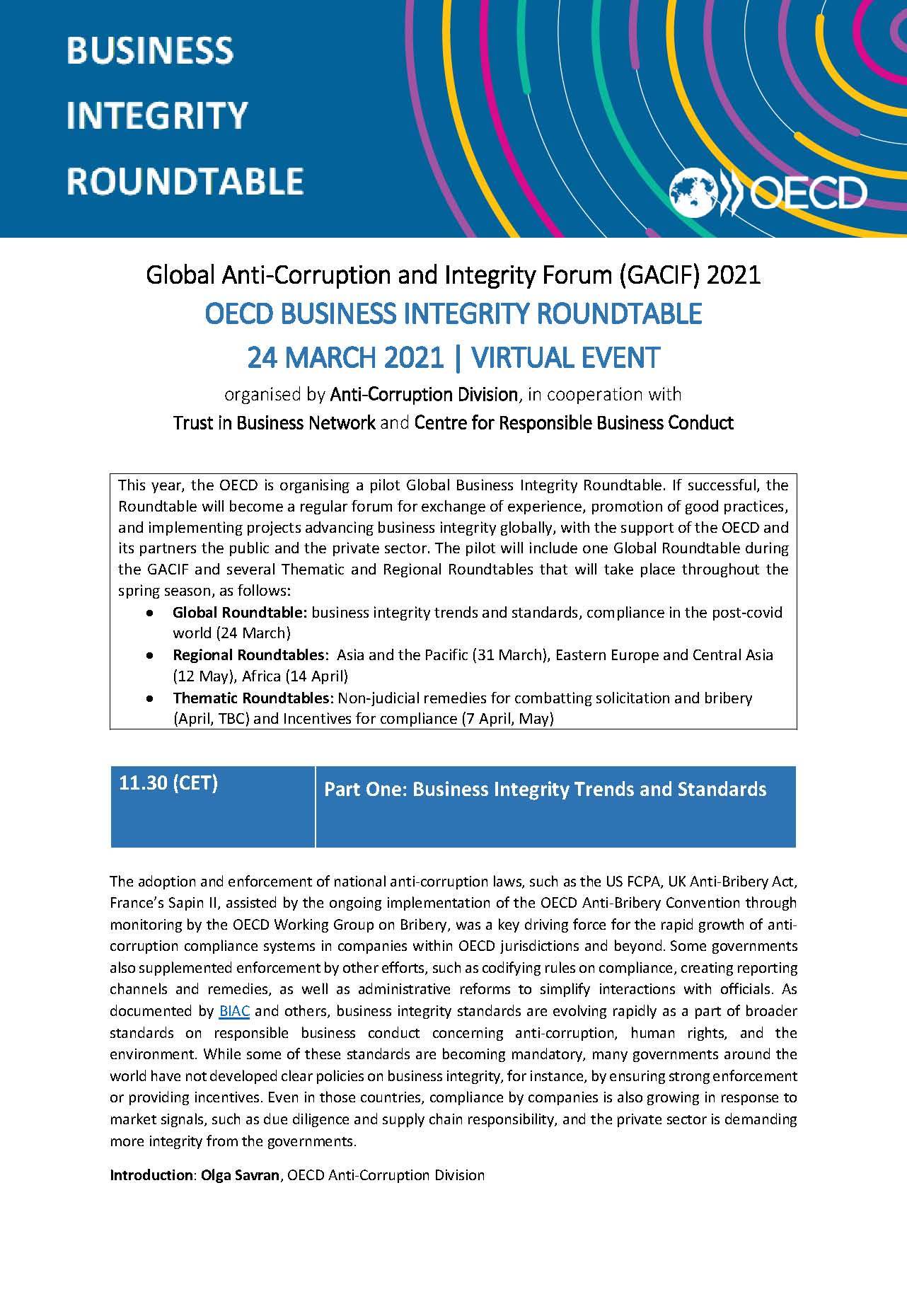 Business Integrity Trends, Standards, and the Future of Compliance in a Post COVID-19 World