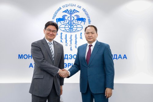 МҮХАҮТ-ын Ерөнхийлөгч О.Амартүвшин Бүгд Найрамдах Казахстан Улсаас Монгол Улсад суугаа Онц бөгөөд Бүрэн эрхт Элчин сайд Габит Койшибаевыг хүлээн авч уулзлаа