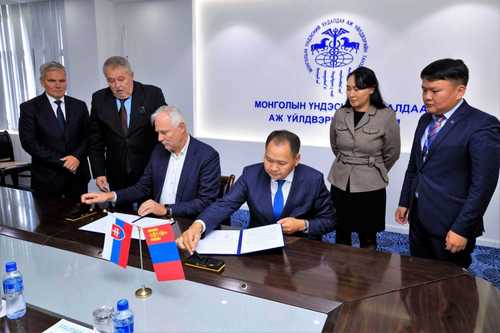 Словак-Монголын танхимтай хамтын ажиллагааны харилцан ойлголцлын санамж бичиг байгууллаа