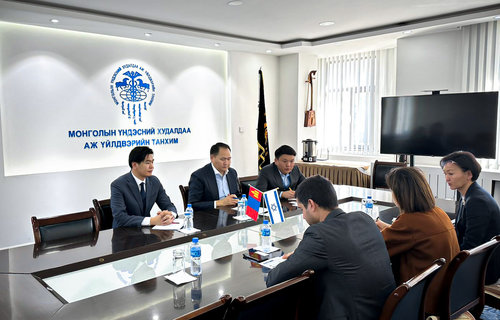 Израил Улсаас Монгол Улсад хавсран суух Онц Бөгөөд Бүрэн Эрхт Элчин сайд Ирит Бен-Абба Витале-г хүлээн авч уулзлаа