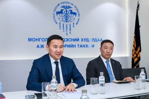 МҮХАҮТ-ЫН ЕРӨНХИЙЛӨГЧ Д.ЭНХТҮВШИН НҮБ-ИЙН ХӨГЖЛИЙН ХӨТӨЛБӨРИЙН СУУРИН ТӨЛӨӨЛӨГЧ ХАТАГТАЙ МАТИЛЬДА ДИМОВСКАГ ХҮЛЭЭН АВЧ УУЛЗЛАА